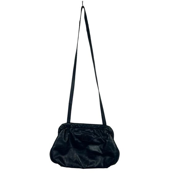 Anne Klein Navy blue vintage purse handbag 80s Calderon Retro - Picture 3 of 12